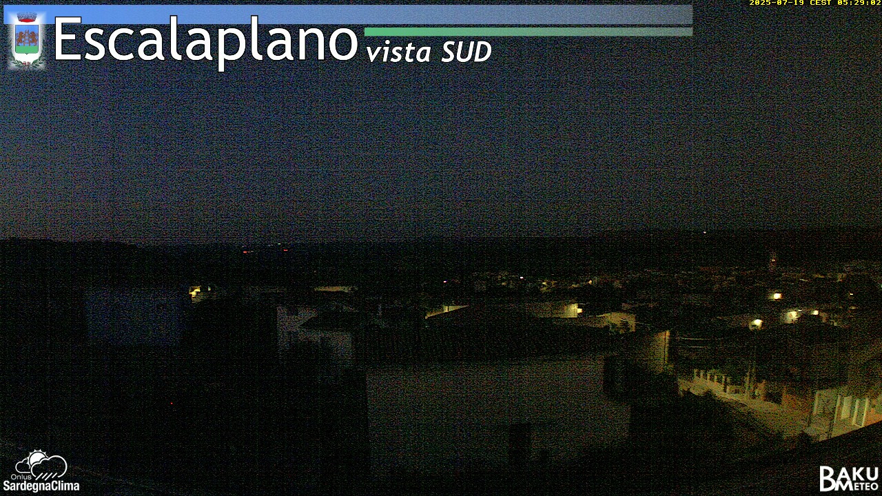 time-lapse frame, Escalaplano webcam