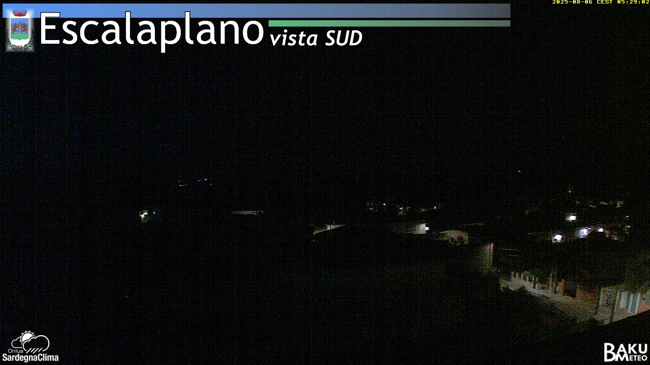 time-lapse frame, Escalaplano webcam