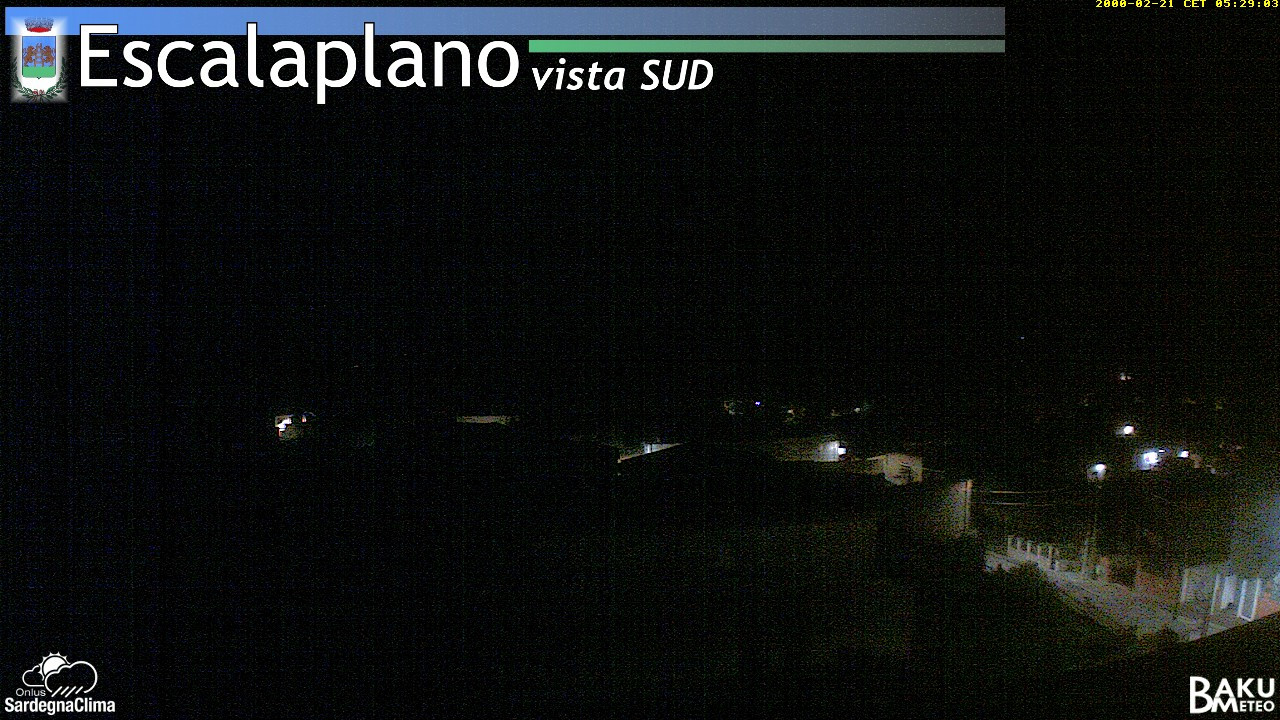 time-lapse frame, Escalaplano webcam