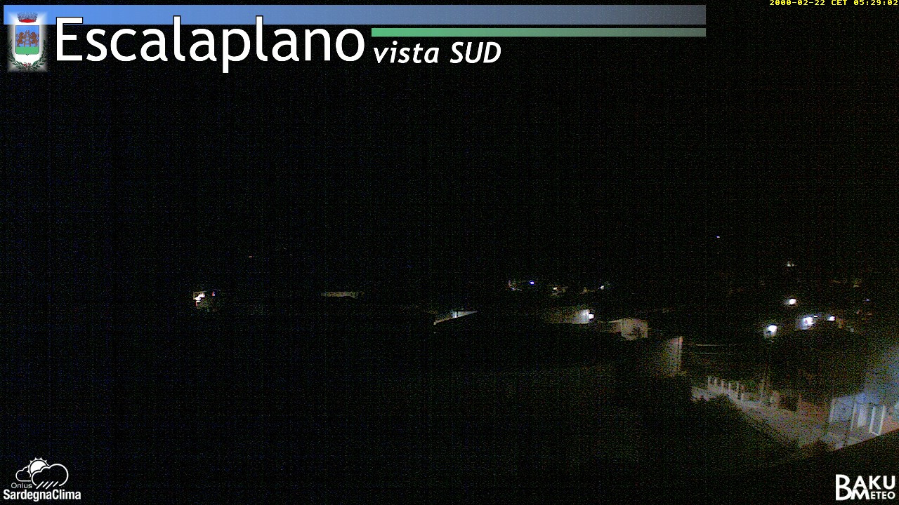 time-lapse frame, Escalaplano webcam