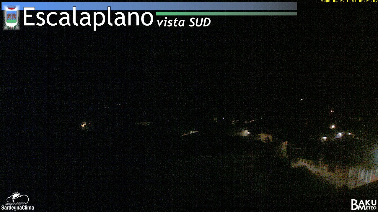 time-lapse frame, Escalaplano webcam