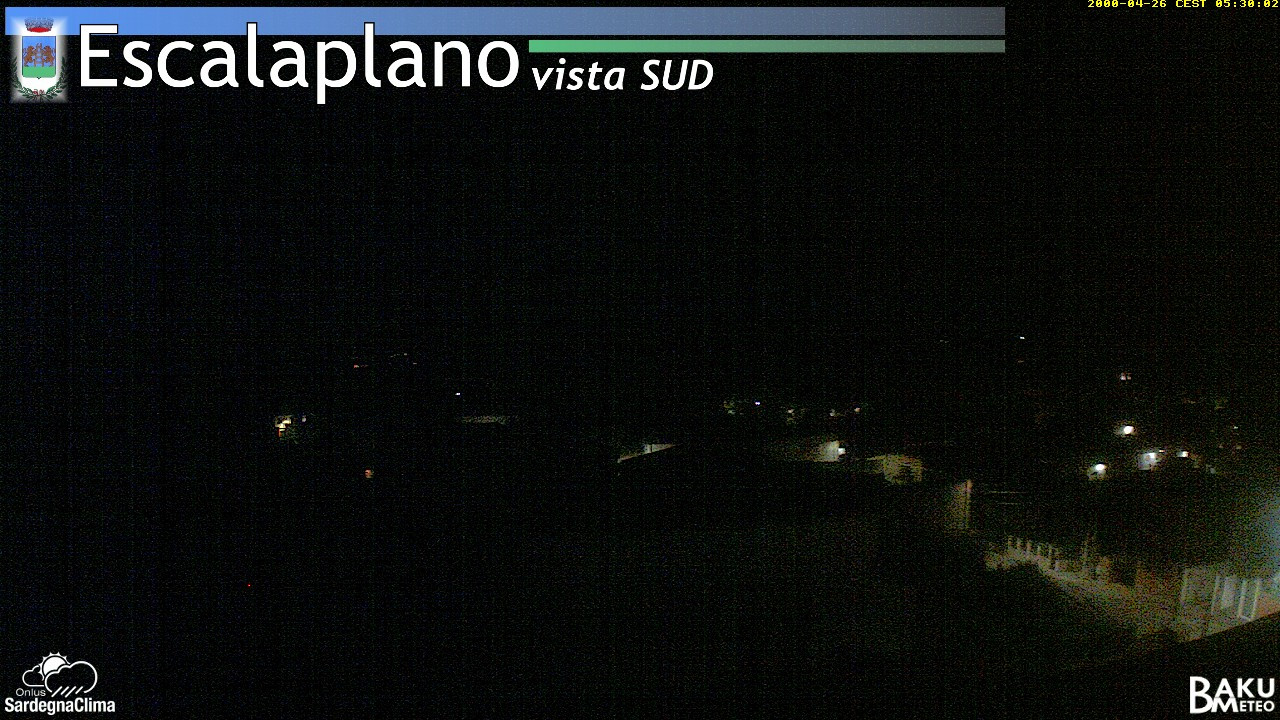 time-lapse frame, Escalaplano webcam