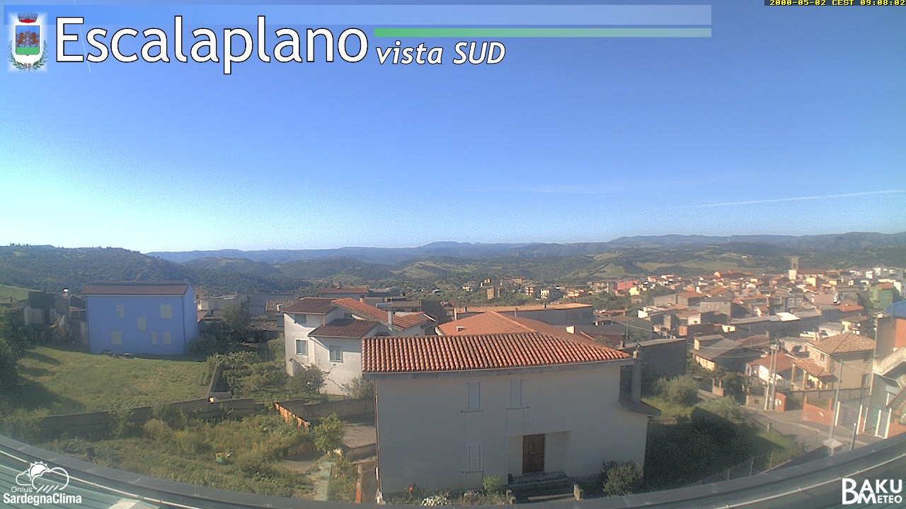 time-lapse frame, Escalaplano webcam