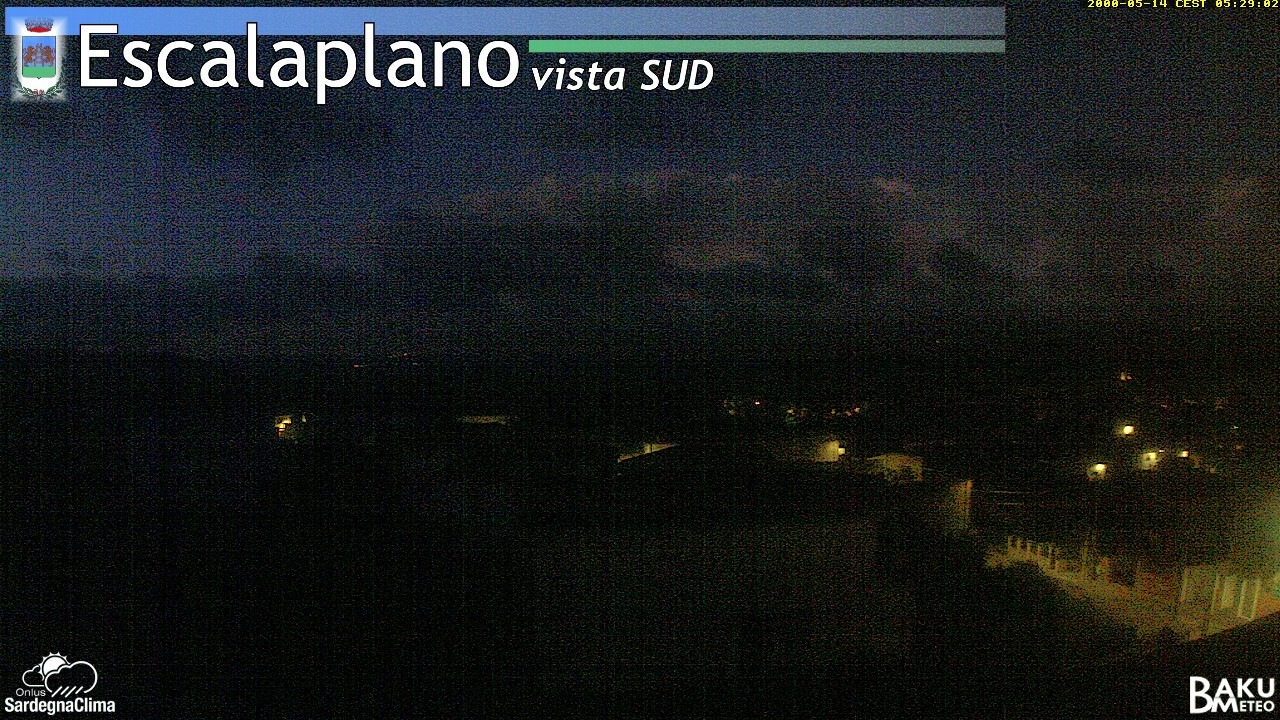 time-lapse frame, Escalaplano webcam