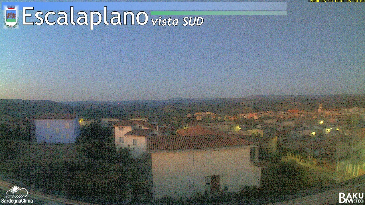 time-lapse frame, Escalaplano webcam