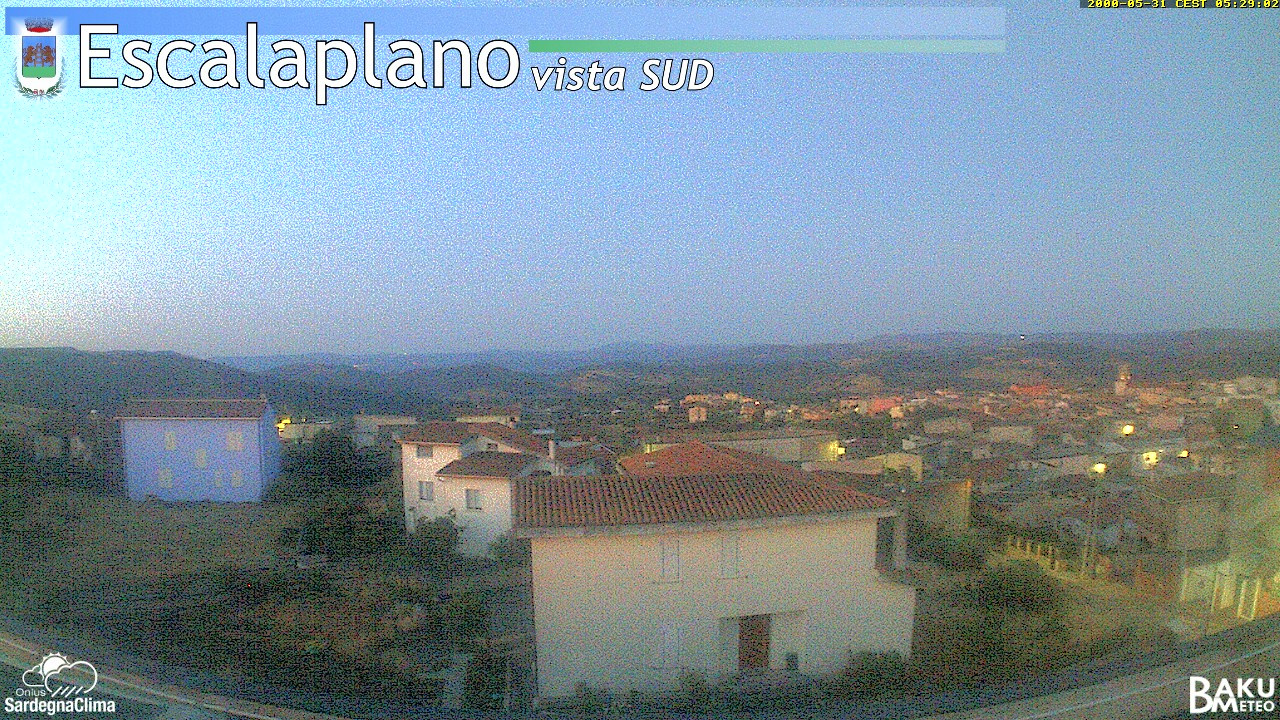 time-lapse frame, Escalaplano webcam