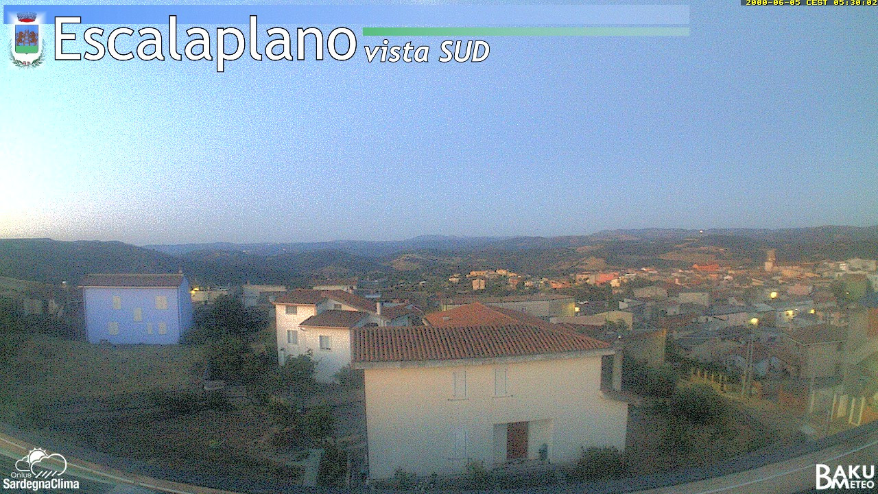 time-lapse frame, Escalaplano webcam