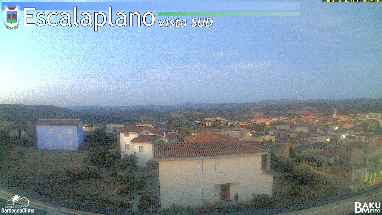 time-lapse frame, Escalaplano webcam