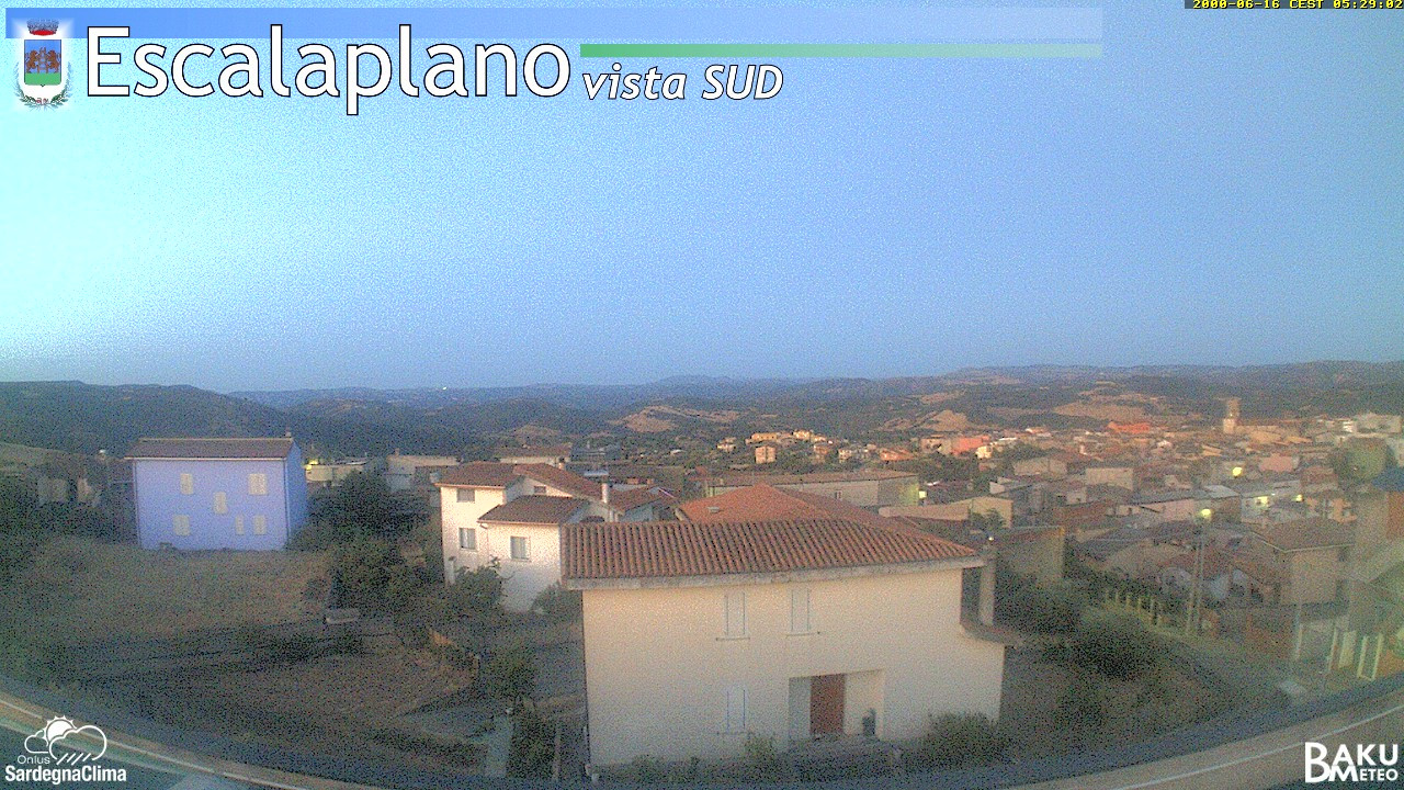 time-lapse frame, Escalaplano webcam