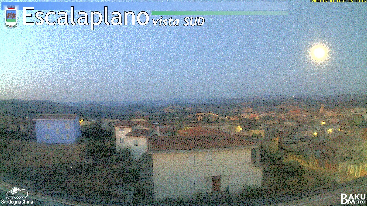 time-lapse frame, Escalaplano webcam