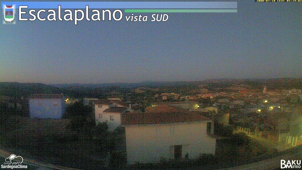 time-lapse frame, Escalaplano webcam