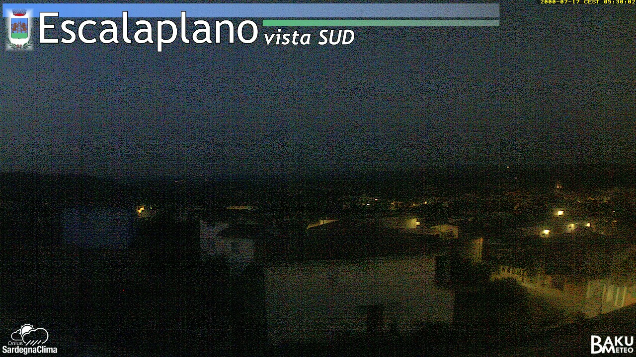 time-lapse frame, Escalaplano webcam