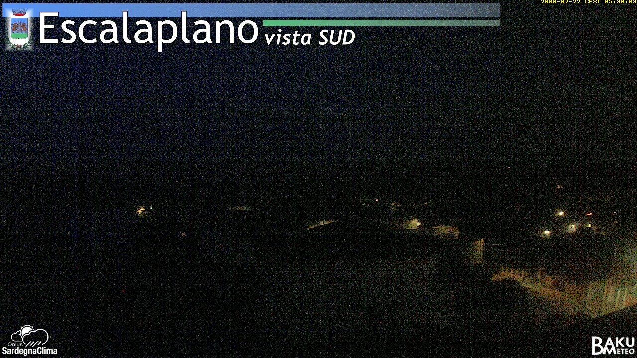 time-lapse frame, Escalaplano webcam