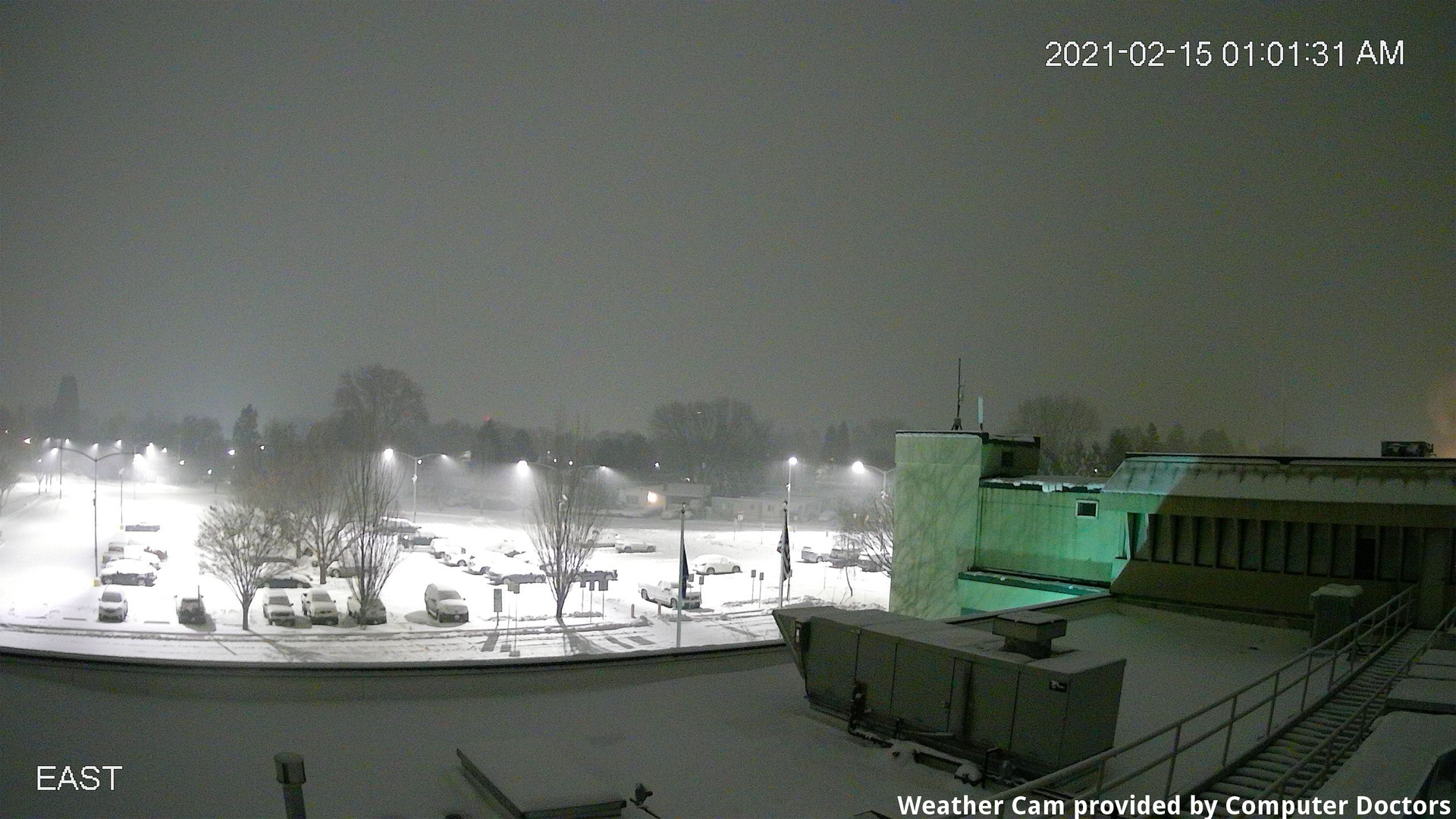 time-lapse frame, East webcam