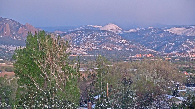 time-lapse frame, Indian Peaks webcam