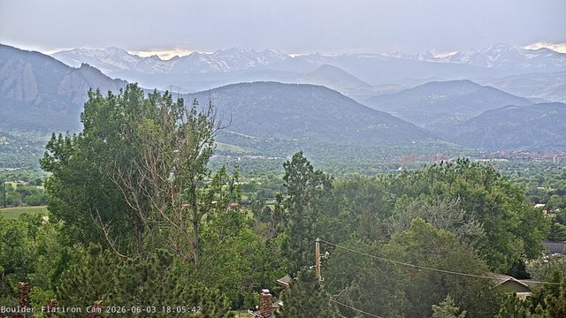 time-lapse frame, Indian Peaks webcam