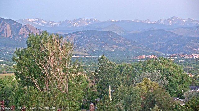 time-lapse frame, Indian Peaks webcam