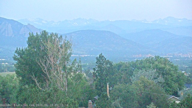 time-lapse frame, Indian Peaks webcam