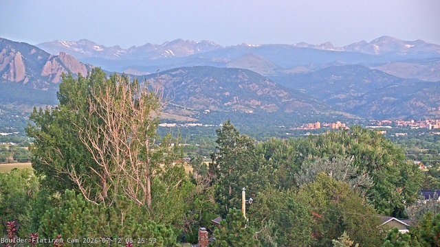 time-lapse frame, Indian Peaks webcam