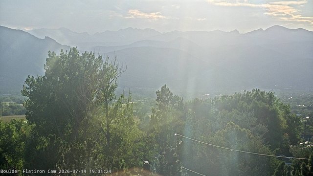 time-lapse frame, Indian Peaks webcam