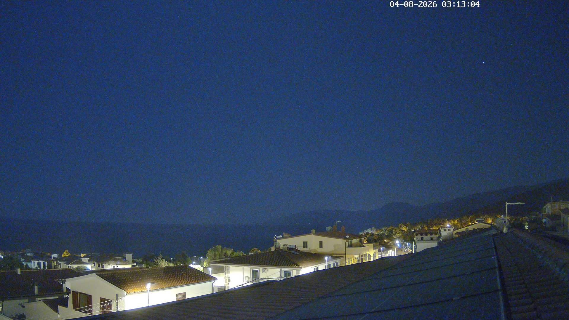 time-lapse frame, Cala Gonone SUD webcam