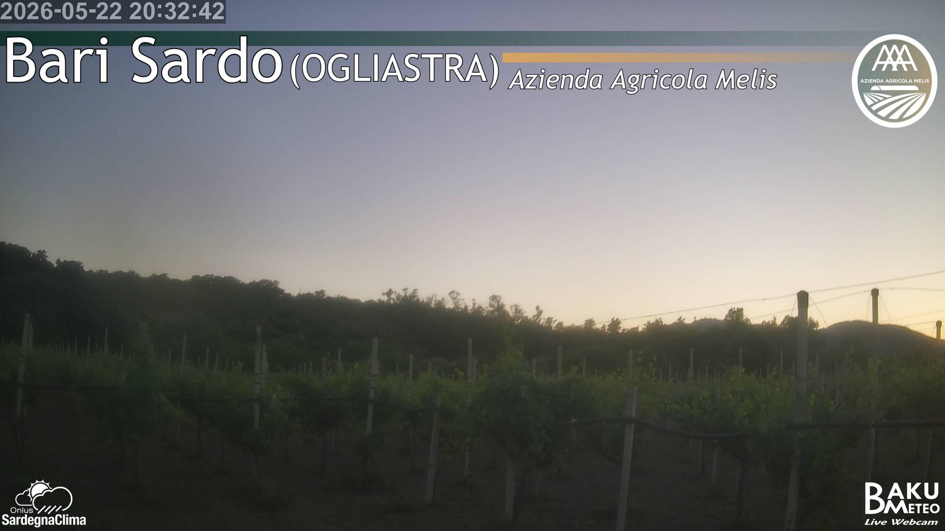 time-lapse frame, Bari Sardo webcam