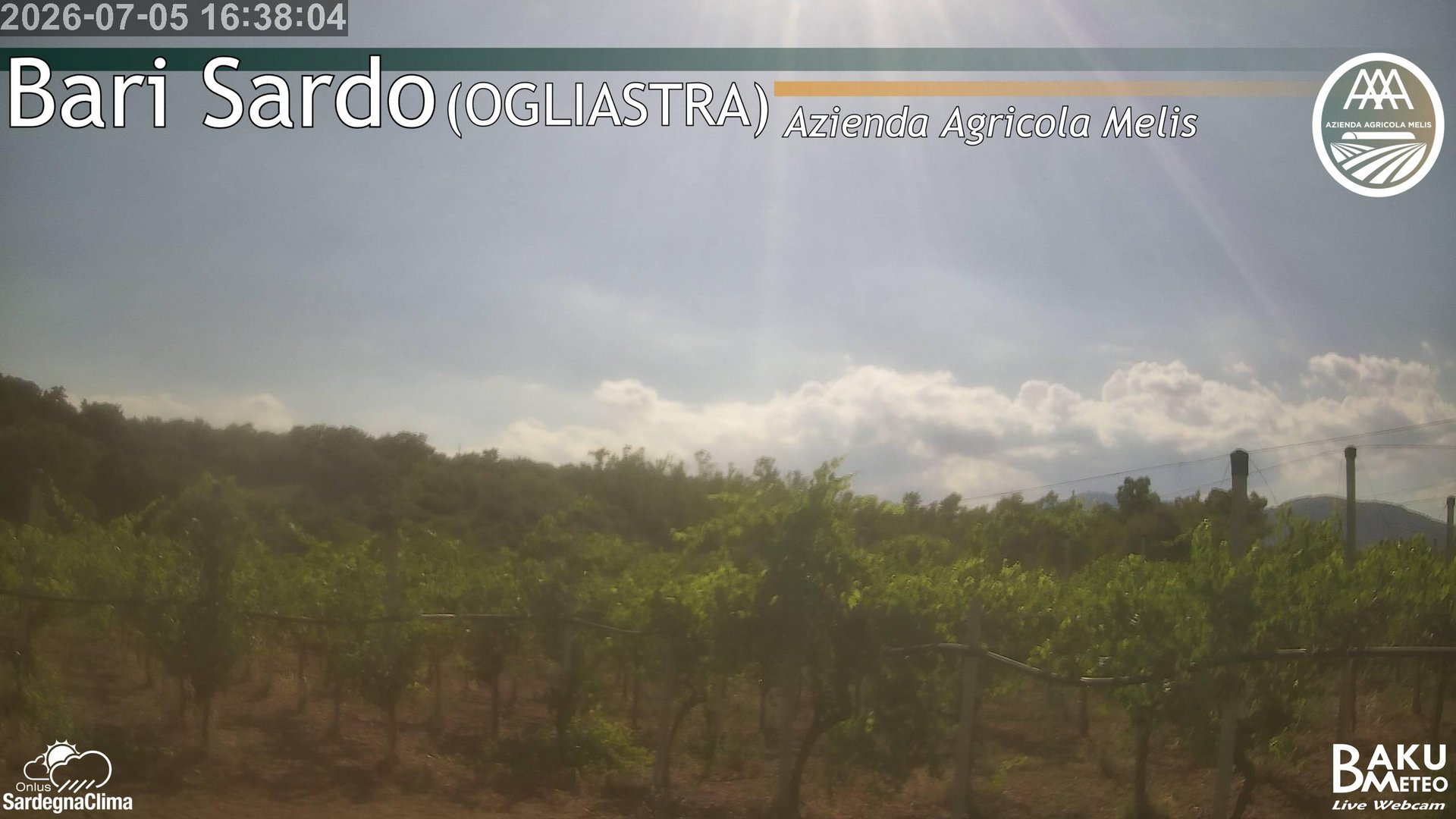 time-lapse frame, Bari Sardo webcam