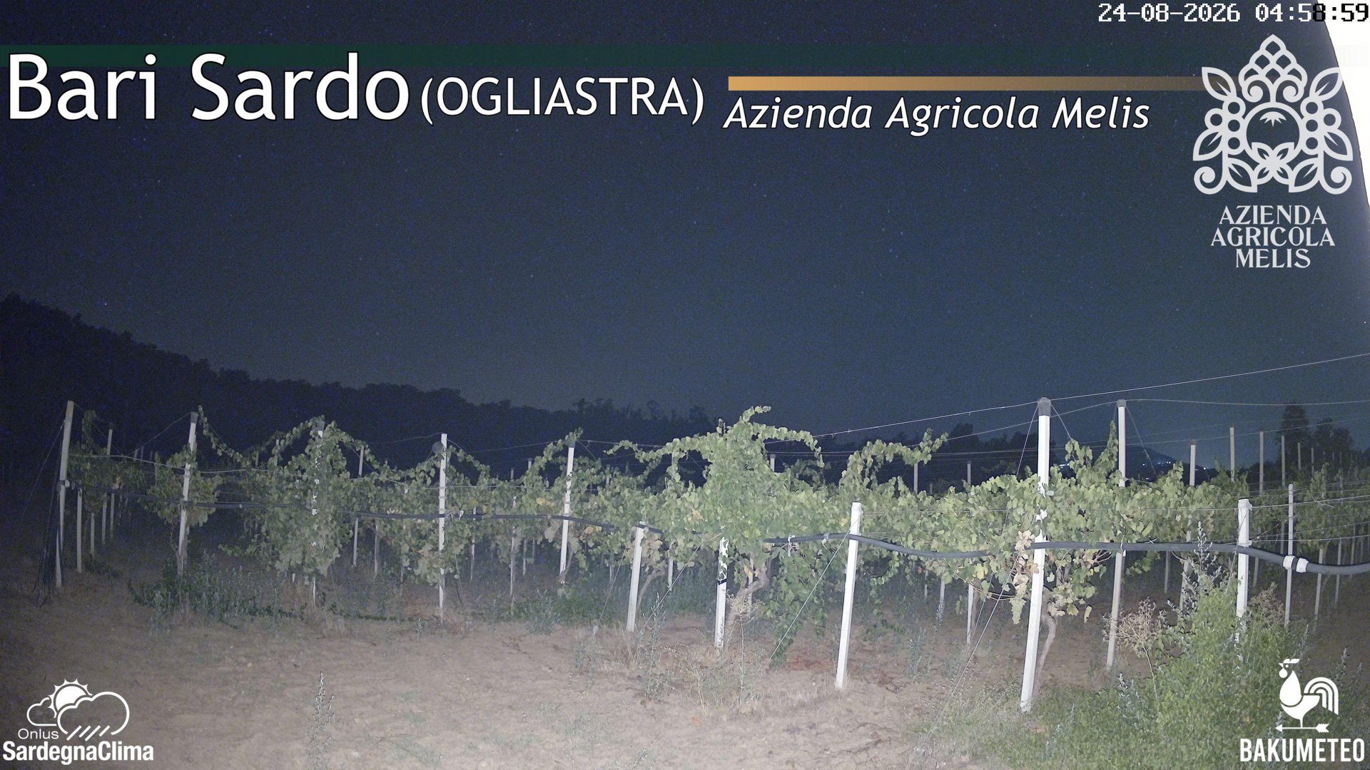 time-lapse frame, Bari Sardo webcam