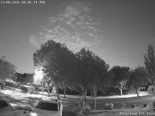 time-lapse frame, Ponteland Front Elev webcam
