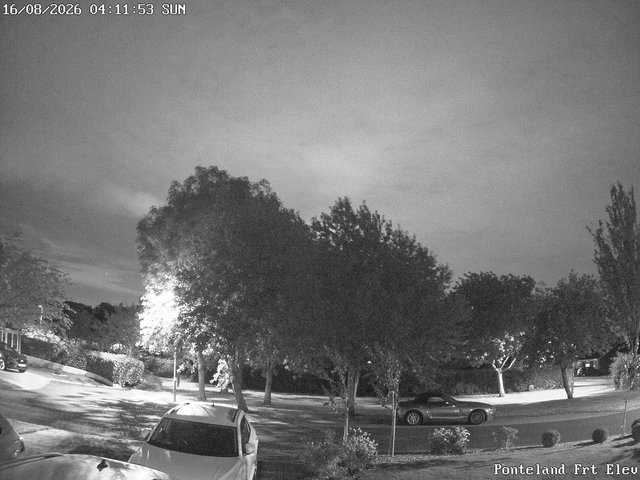 time-lapse frame, Ponteland Front Elev webcam
