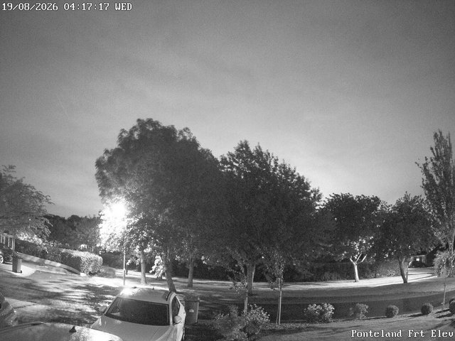 time-lapse frame, Ponteland Front Elev webcam