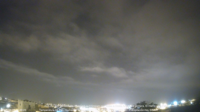 time-lapse frame, Adeje SW webcam