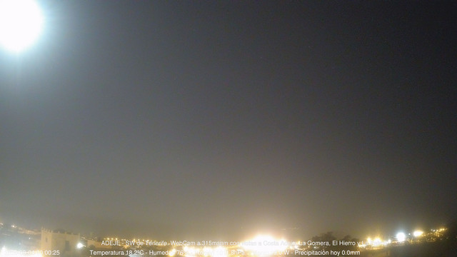 time-lapse frame, Adeje SW webcam