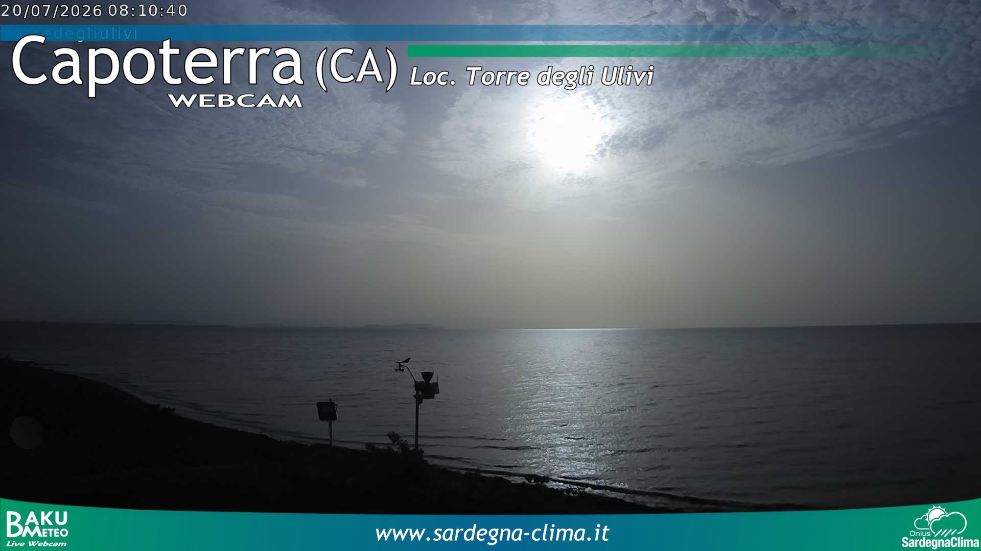 time-lapse frame, Capoeterra Torre degli Ulivi webcam