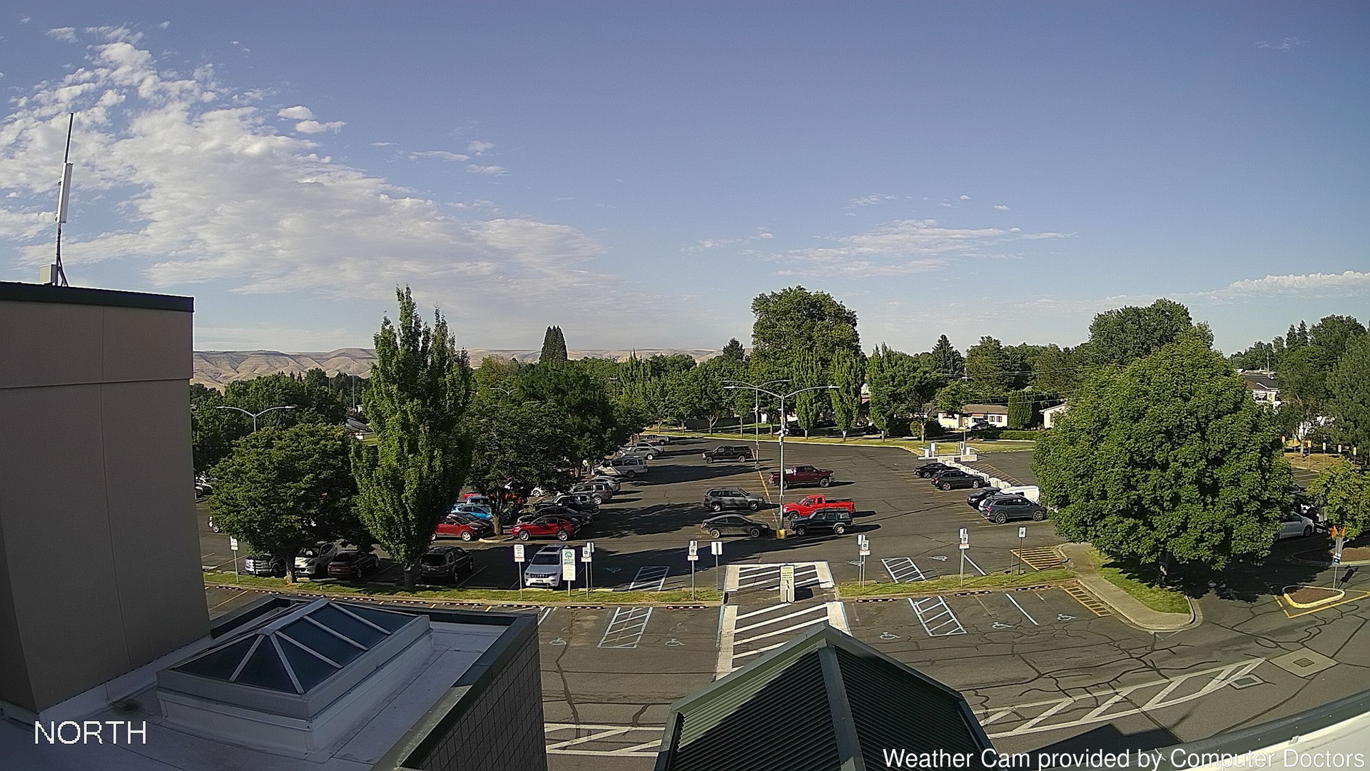 time-lapse frame, North webcam