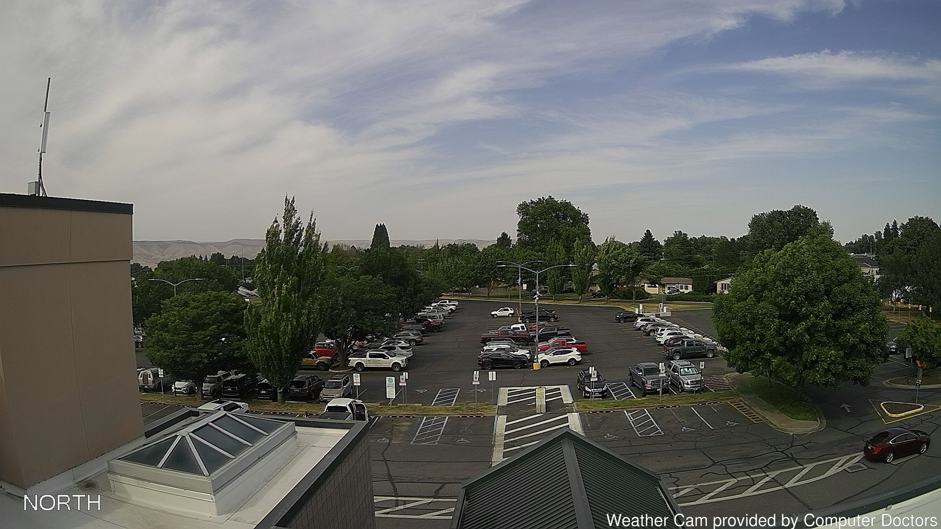 time-lapse frame, North webcam