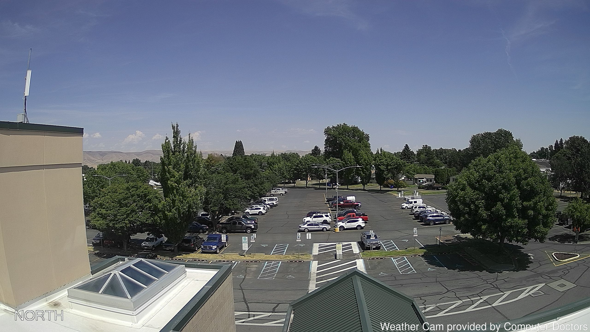 time-lapse frame, North webcam