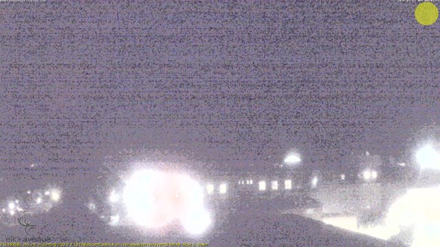 time-lapse frame, Elk + Avenue webcam