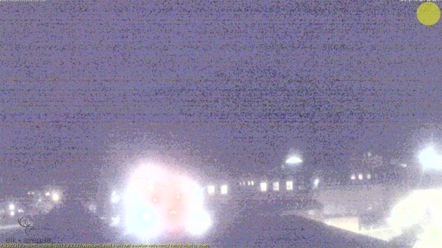 time-lapse frame, Elk + Avenue webcam