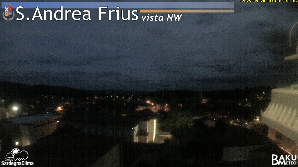 time-lapse frame, Sant'Andrea Frius webcam