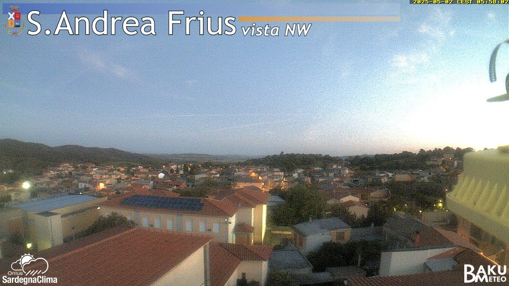 time-lapse frame, Sant'Andrea Frius webcam