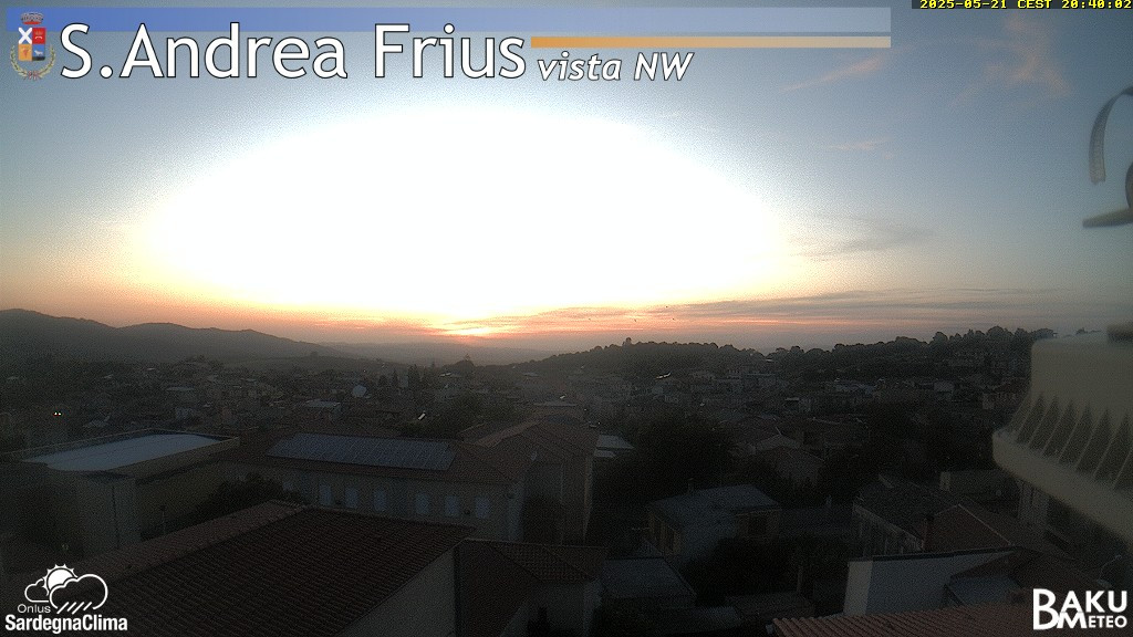 time-lapse frame, Sant'Andrea Frius webcam