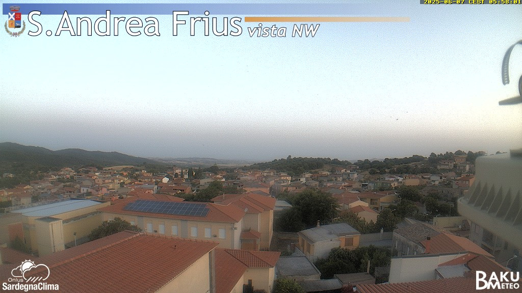 time-lapse frame, Sant'Andrea Frius webcam