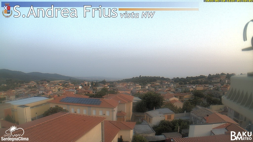 time-lapse frame, Sant'Andrea Frius webcam