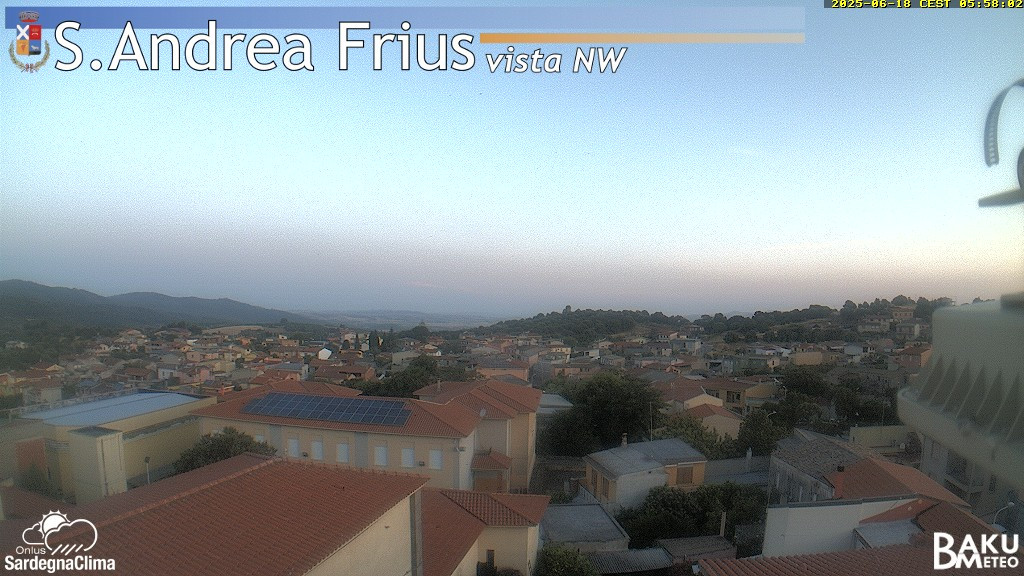 time-lapse frame, Sant'Andrea Frius webcam