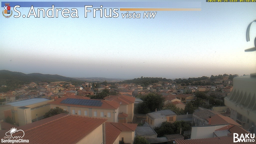 time-lapse frame, Sant'Andrea Frius webcam