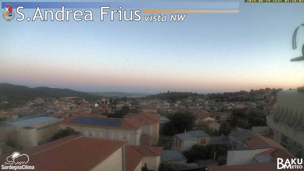 time-lapse frame, Sant'Andrea Frius webcam