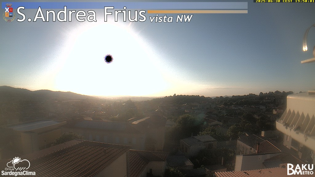 time-lapse frame, Sant'Andrea Frius webcam