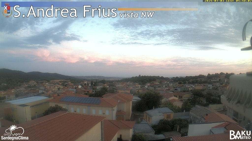 time-lapse frame, Sant'Andrea Frius webcam