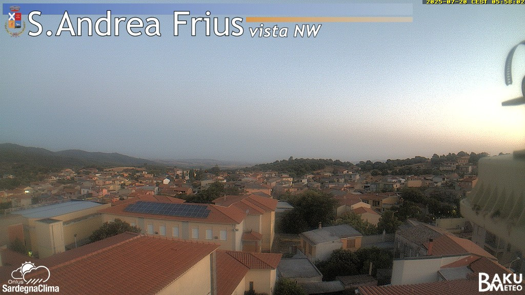 time-lapse frame, Sant'Andrea Frius webcam